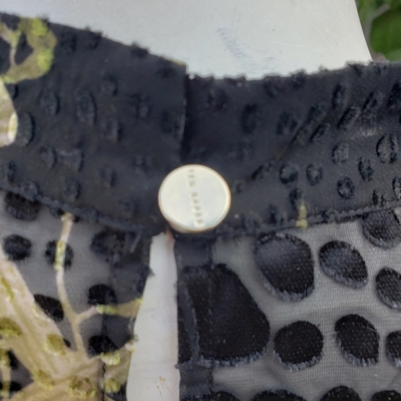 Ted Baker Elligan‎ Highland Bluson Puff Sleeve Top - Picture 5 of 6